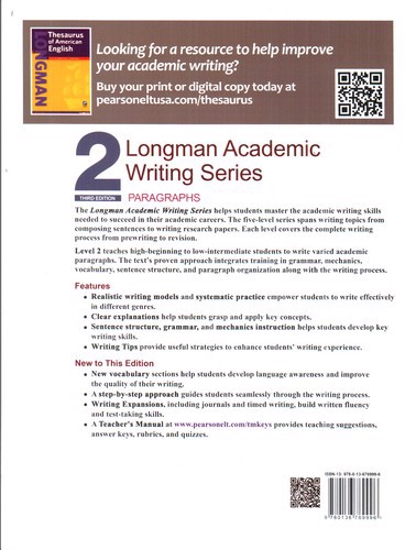 تصویر کتاب (Longman Academic Writing Series 2) (Third Edition)