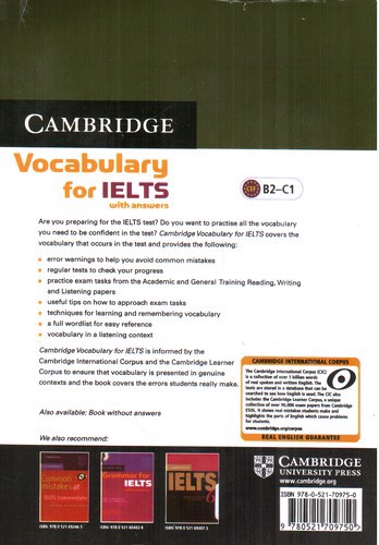 تصویر کتاب Vocabulary For Ielts