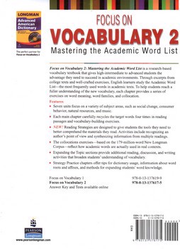 تصویر کتاب فوکوس ان وکب 2 (Focus On Vocabulary 2)