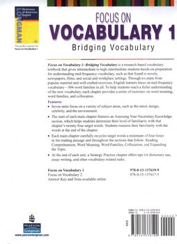 تصویر کتاب فوکوس ان وکب 1 (Focus On Vocabulary 1)