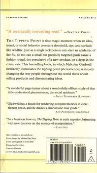 تصویر کتاب نقطه عطف (The Tipping Point)
