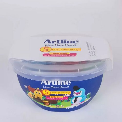 تصویر خمیر بازی 5 رنگ آرت لاین (Artline)