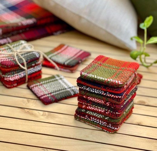 تصویر زیر لیوانی پارچه ای