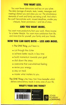 تصویر کتاب آن یک چیز (The one Thing)