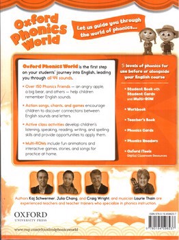 تصویر کتاب آکسفورد فونیکس ورد 2 (Oxford Phonics World 2) (Short Vowels) (Student & Work) (+CD)