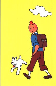 تصویر دفتر یادداشت تن تن (زرد)