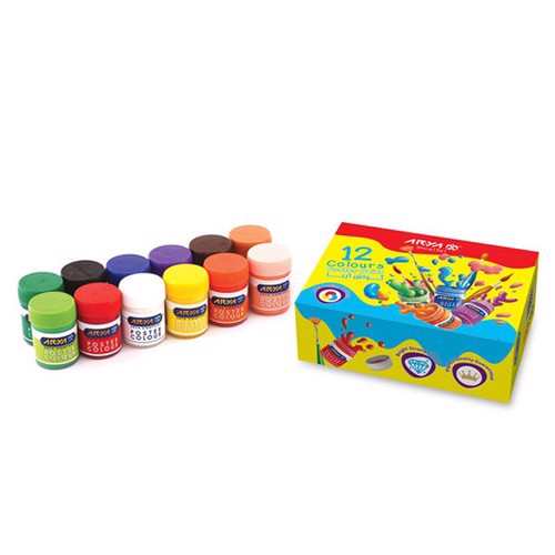 تصویر گواش 12 رنگ آریا کد 4028