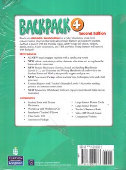 تصویر کتاب بک پک 4 Back Pack 4 (With Workbok) (Second Edition)