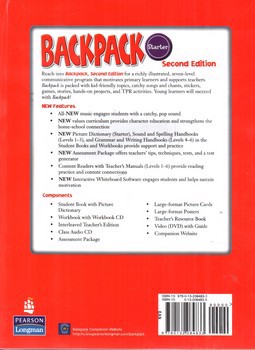 تصویر کتاب بک پک استارتر Back Pack Starter (Second Edition)(With Workbook‭)