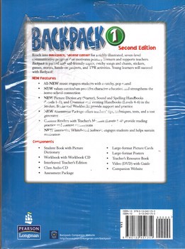تصویر کتاب بک پک 1 Back Pack 1 (With Workbok) (Second Edition)