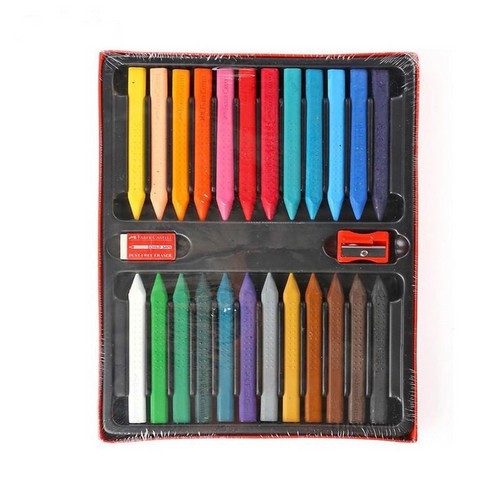 تصویر مداد شمعی 24 عددی گریپ فابرکاستل کد 122924  (Faber Castell)