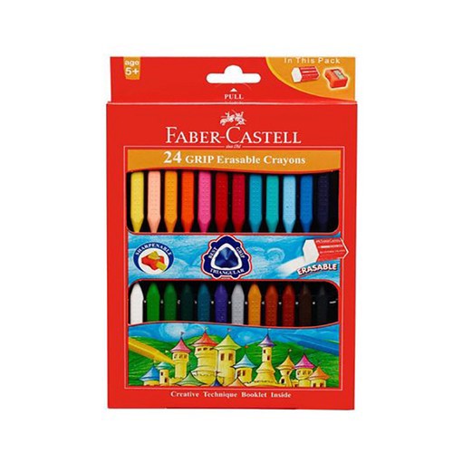 تصویر مداد شمعی 24 عددی گریپ فابرکاستل کد 122924  (Faber Castell)