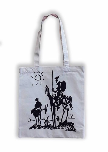 تصویر کیف پارچه ای 40*40 (طرح دن کیشوت)