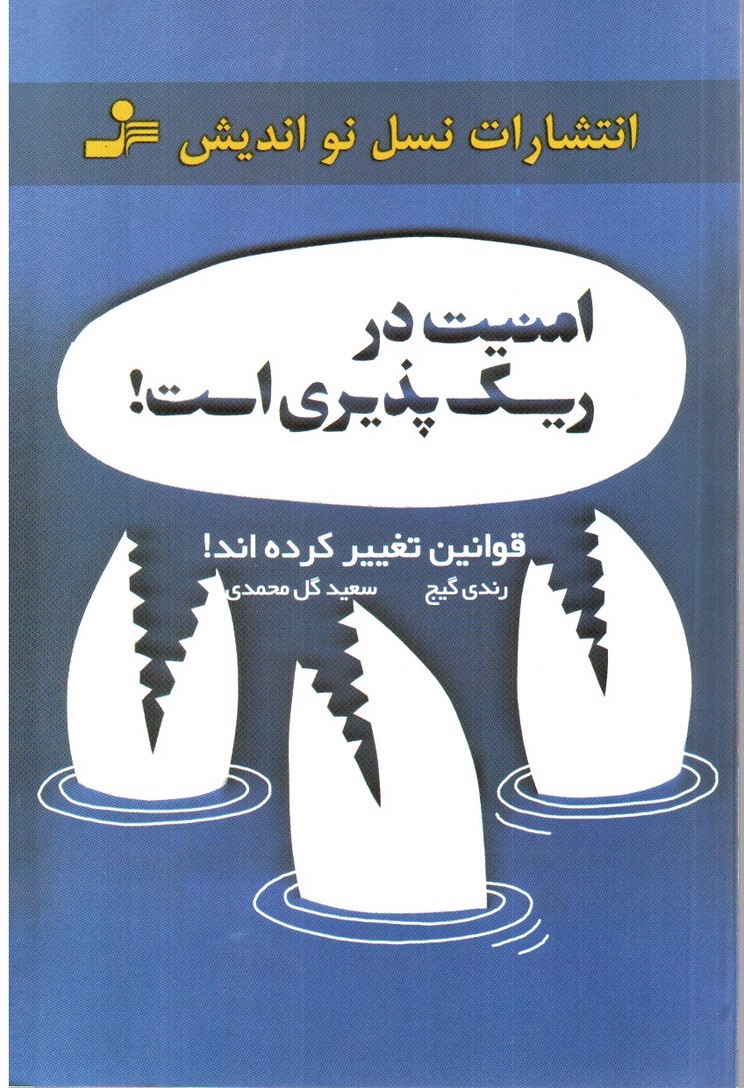 تصویر کتاب امنیت در ریسک پذیری است