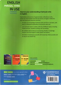 تصویر کتاب انگلیش فریزال ورب این یوز (second Edition)(Intermediate)(English Phrasal Verbs In Use)