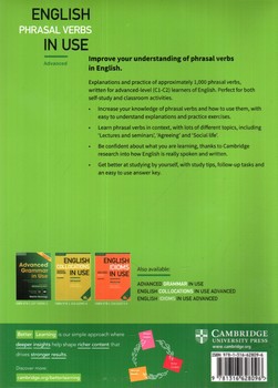 تصویر کتاب انگلیش فریزال ورب این یوز (second Edition)(Advanced)(English Phrasal Verbs In Use)