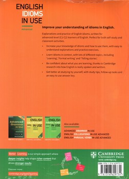 تصویر کتاب (second Edition)(Advanced)(English Idioms In Use)