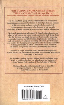 تصویر کتاب شش ستون عرت نفس (The Six Pillars Of Self Esteem)