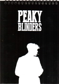 تصویر دفترچه مشکی (طرح پیکی بلایندرز) (peaky blinders)