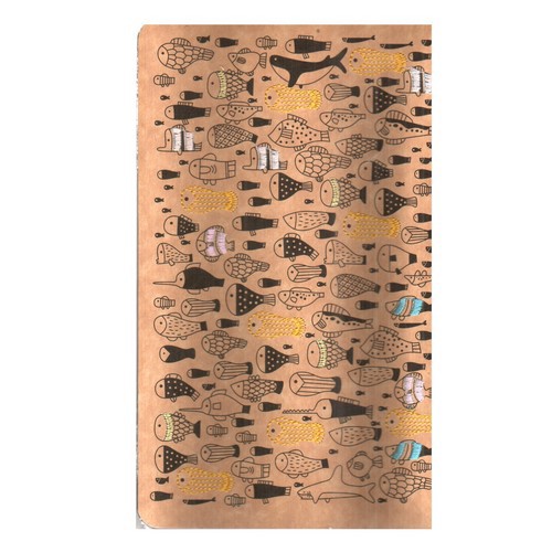 تصویر دفتر خط دار گلدوزی شده (کد 005)