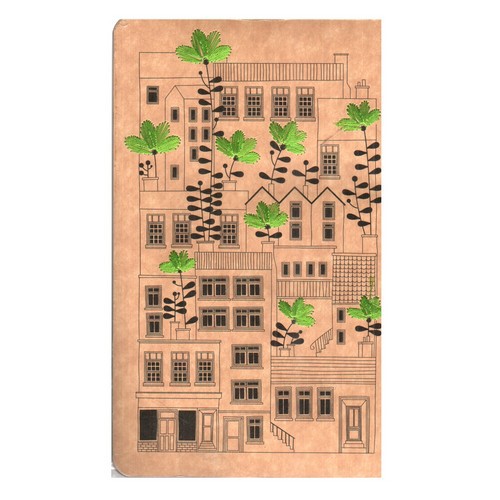 تصویر دفتر خط دار گلدوزی شده (کد 001)