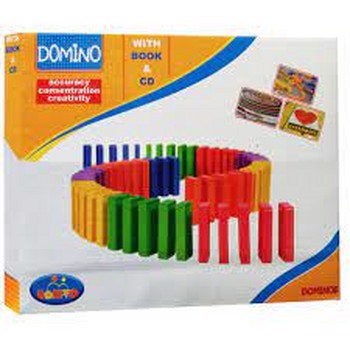 تصویر بازی فکری دومینو 200 قطعه (همراه با کتاب و CD)