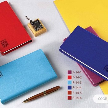 تصویر سررسید 1401 ترمو اروپایی دومان (آبی کاربنی)