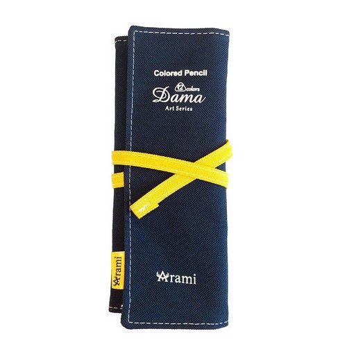 تصویر مداد 12 رنگ با جامدادی برزنتی