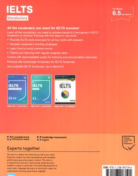 تصویر کتاب کمبریج آیلتس وکب Ielts Vocabulary (For Bands 6.5 Ande Above)