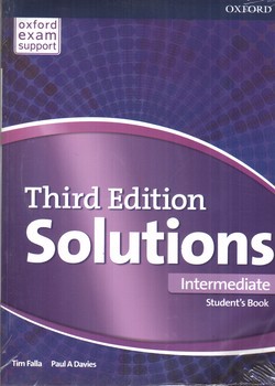 تصویر کتاب سولوشن اینترمدیت  Solutions Intermediate (With workbook) (third edition)