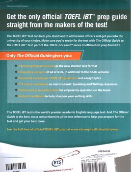 تصویر کتاب افیشیال تافل Official Toeflibt Tests (Test )(6 edition)