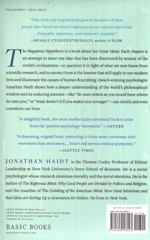 تصویر کتاب فلسفه شادی The Happiness Hypothesis