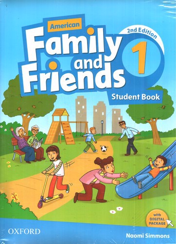 تصویر کتاب (American Family and Friends 1)(Student & Work) (2nd Edition) (+CD)