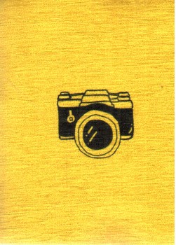 تصویر دفتر یادداشت مخملی (کد 205) (طرح دوربین)