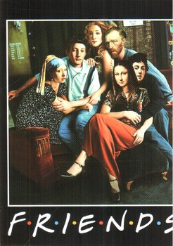 تصویر دفتر یادداشت خط دار (طرح فرندز friends) (کد826)