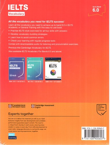 تصویر کتاب کمبریج آیلتس وکب Ielts Vocabulary) (Up To Band 6.0))