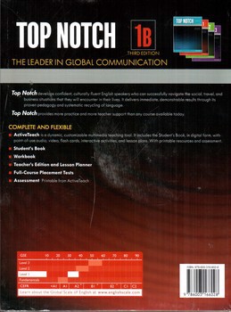 تصویر کتاب TOP NOTCH 1B ( third edition) with workbook