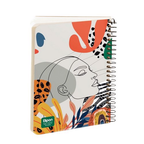 تصویر دفتر 150 برگ سیمی جلد سخت الیپون (2463256)