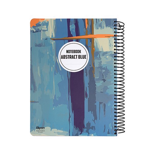 تصویر دفتر 150 برگ رحلی سیمی جلد سخت الیپون (2471502)