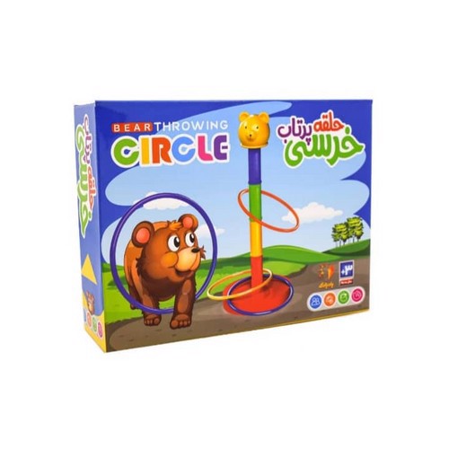 تصویر بازی فکری حلقه پرتاب خرسی (+3 سال)