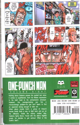 تصویر کتاب One Punch Man 8 (مرد تک مشتی) (مانگا)