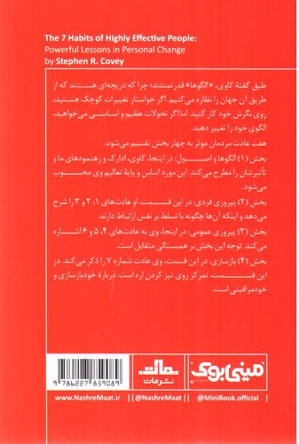 تصویر کتاب مینی بوک 31 (هفت عادت مردمان موثر)