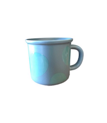 تصویر ماگ توپ توپی فیروزه ای