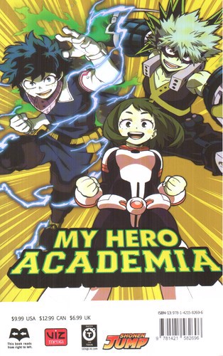 تصویر کتاب my hero academia 1 (آکادمی قهرمان من 1) (مانگا)