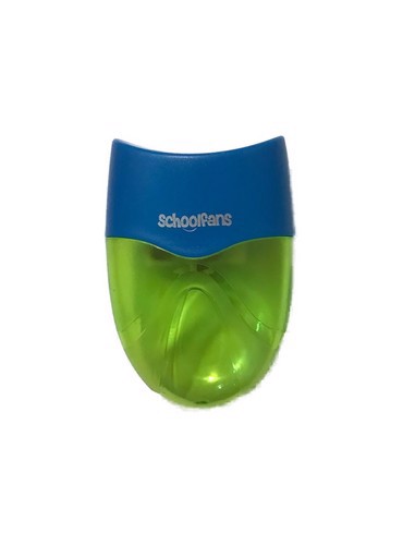 تصویر تراش دو سوراخ بیضی اسکول فنس (آبی)