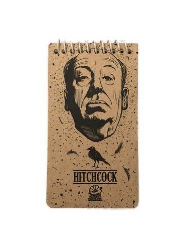 تصویر دفترچه یادداشت کرافت سیمی (طرح HITCHCOCK) (فنر بالا)