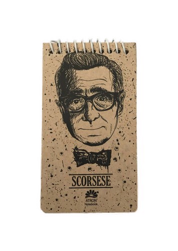 تصویر دفترچه یادداشت کرافت سیمی (طرح SCORSESE) (فنر بالا)