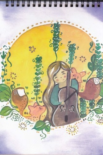 تصویر دفترچه سیمی 17*24 (فنر بالا) (کد 15003)