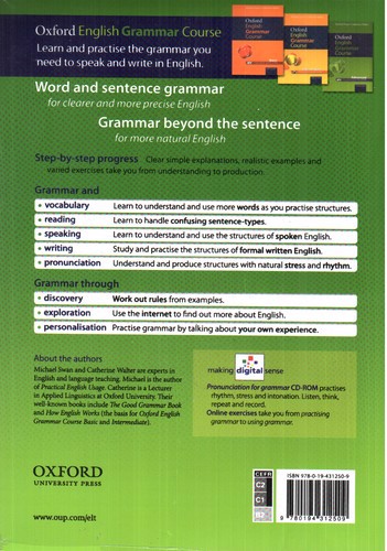 تصویر کتاب Oxford English Grammar Course (Advanced‭)