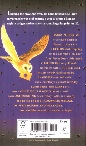 تصویر کتاب Harry Potter And The Philosophers Stone 1 (هری پاتر و سنگ جادو 1)